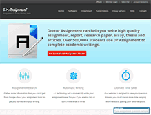 Tablet Screenshot of drassignment.com